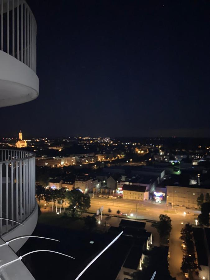 Appartment im Hotelturm Augsburg Buitenkant foto